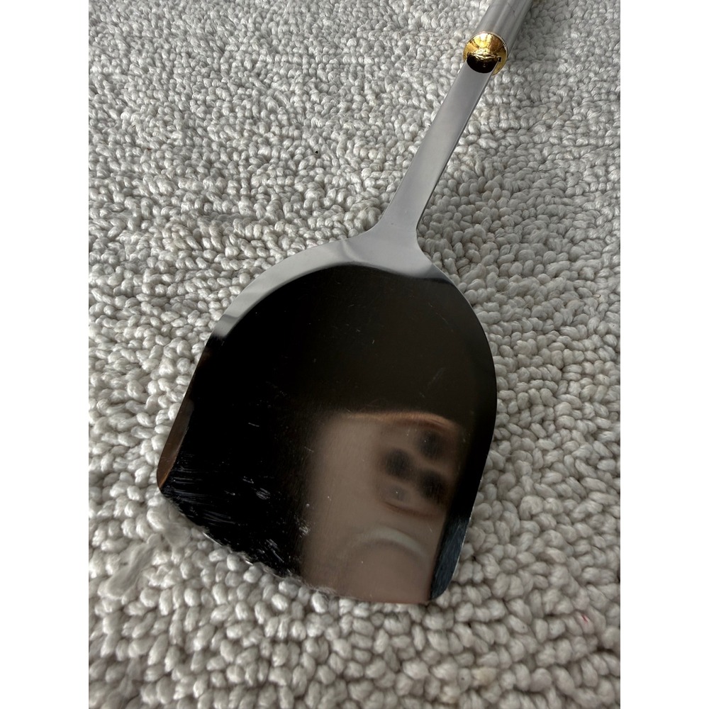 Stainless Steel Wok Spatula Silver Gold Tone Long Handle Stir Fry Shovel‎ 13.75" - Picture 4 of 8